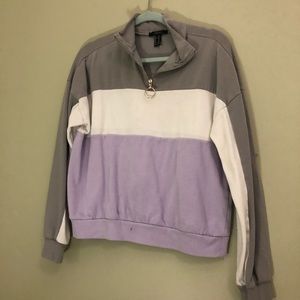 Quater Zip-Up Sweatshirt